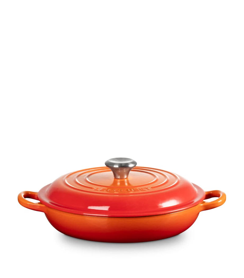 Le Creuset cast iron shallow casserole dish 22cm - British product