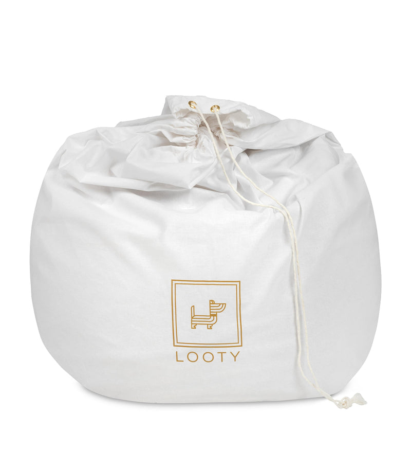 Looty Small Organic Pet Pouf, imported from the UK