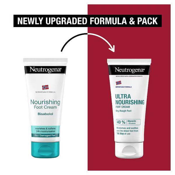 Neutrogena Norwegian Formula Foot Cream 100ml, imported from the UK