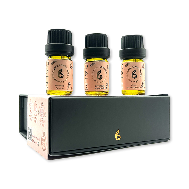 B Calm organic essential oil trio 5ml x3 (British brand)
