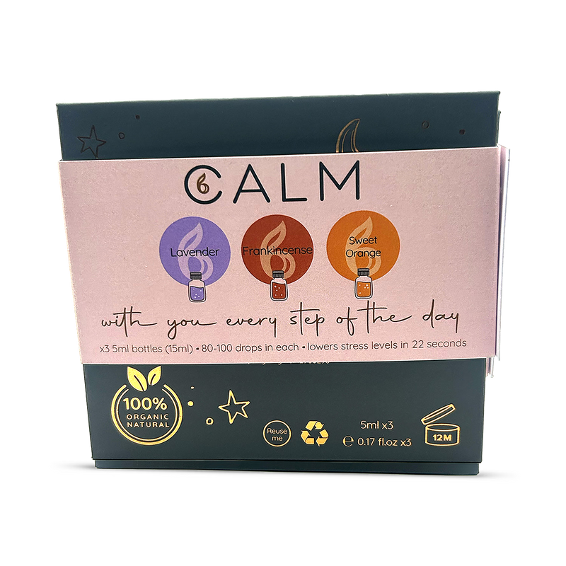 B Calm organic essential oil trio 5ml x3 (British brand)