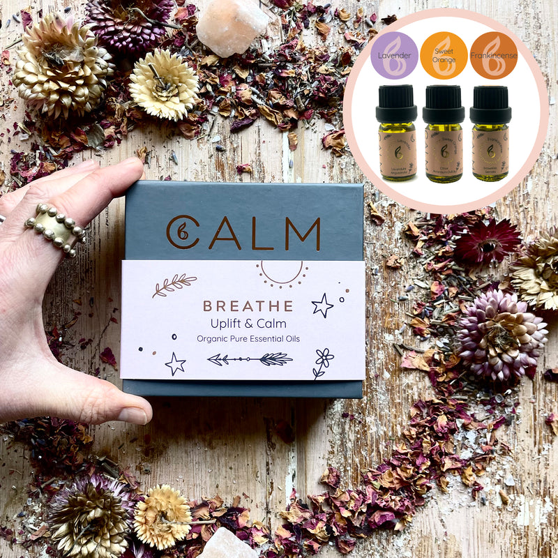 B Calm organic essential oil trio 5ml x3 (British brand)