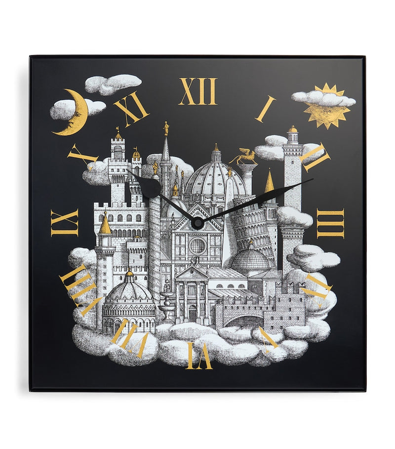 Fornasetti wall clock Italia Che Vola 38cm - British product