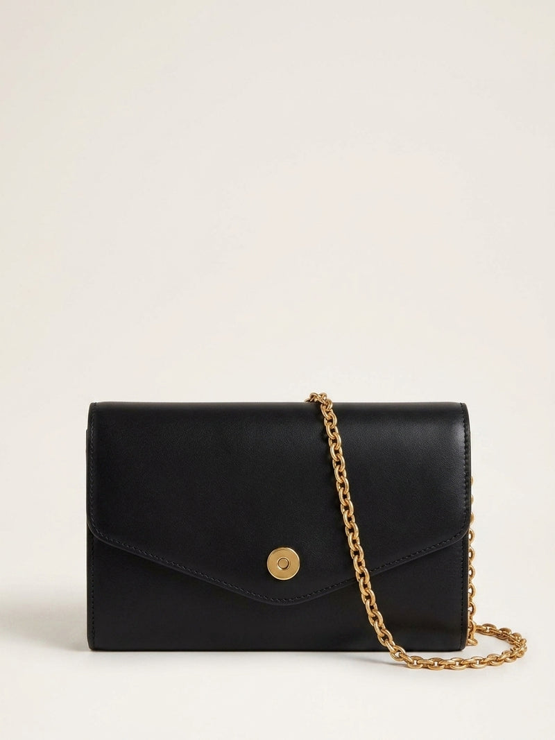 Mulberry small classic grain leather clutch bag - British product