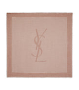Harrods Saint Laurent Cashmere-Silk Cassandre Scarf 135cm x 135cm- Buy online at McGrocer