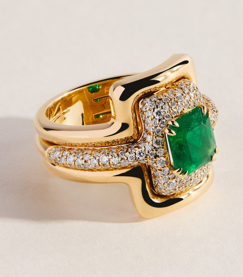 Azlee Origins Contour Ring, imported from the UK
