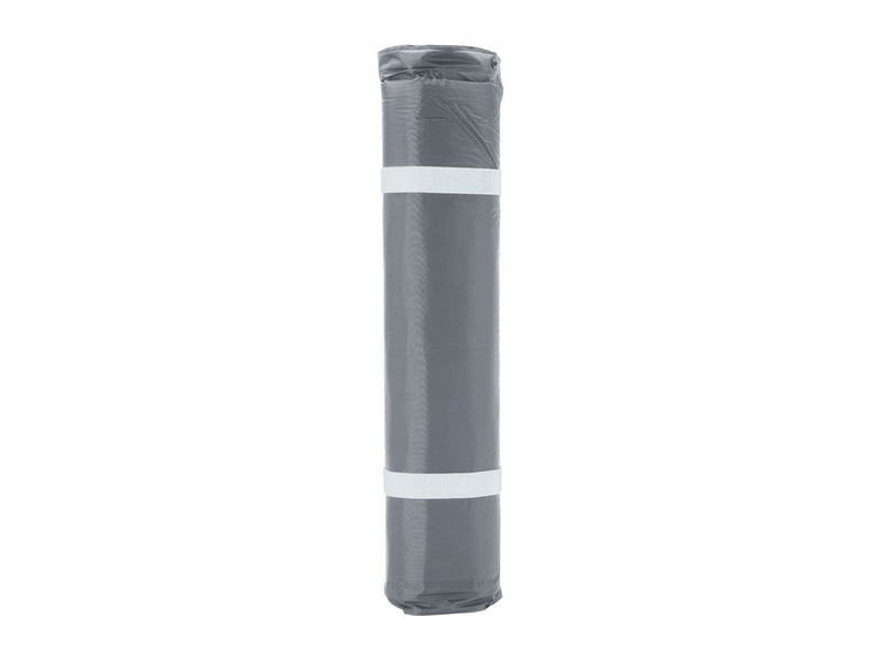 Grey self-inflating camping mat 188x66cm, imported from the UK