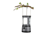 2-in-1 camping lamp grey with removable torches, imported from the UK