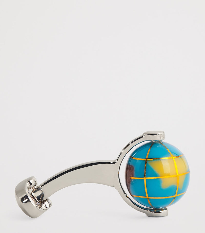 Paul Smith spinning globe cufflinks - British product