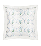 Gingerlily x Memo Press silk Forget Me Not floral pillowcase 65cm x 65cm - British product
