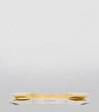 Saint Laurent peaked cuff bracelets gold and silver set, UK version