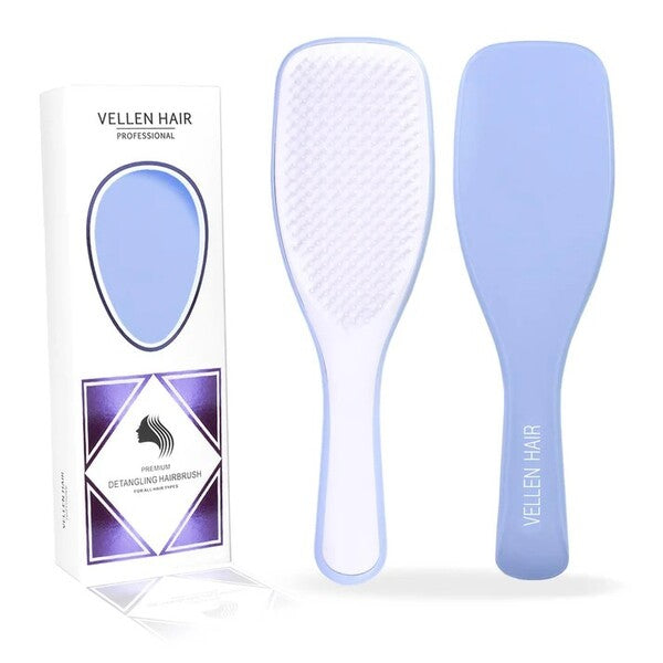 Vellen Wet Detangler Brush Blue/White - British product