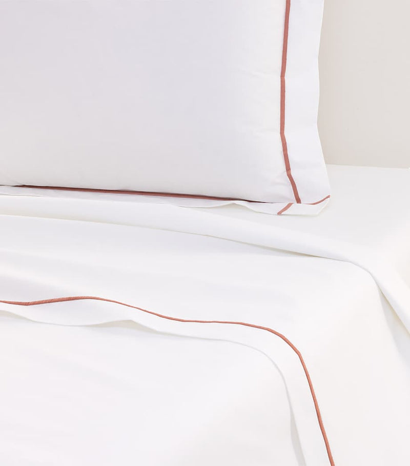 Yves Delorme Athena Santal double flat sheet 240cm x 295cm (British brand)