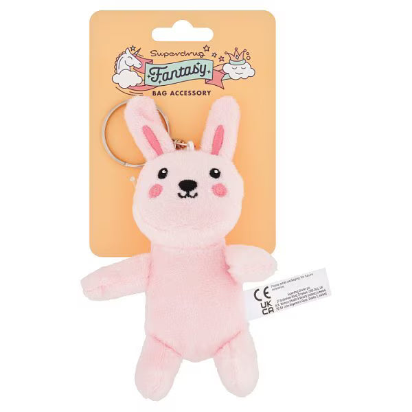 Plush Bunny Keychain Fantasy Design 9cm - British product