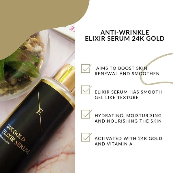 ErthSkin Anti-Wrinkle Serum 24K Gold 2 Pack - British product