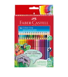 Faber-Castell Colour Grip 36 colour pencil wallet - British product