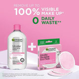 Garnier Micellar Water Eco Pads Bundle Makeup Removal 700ml - British product