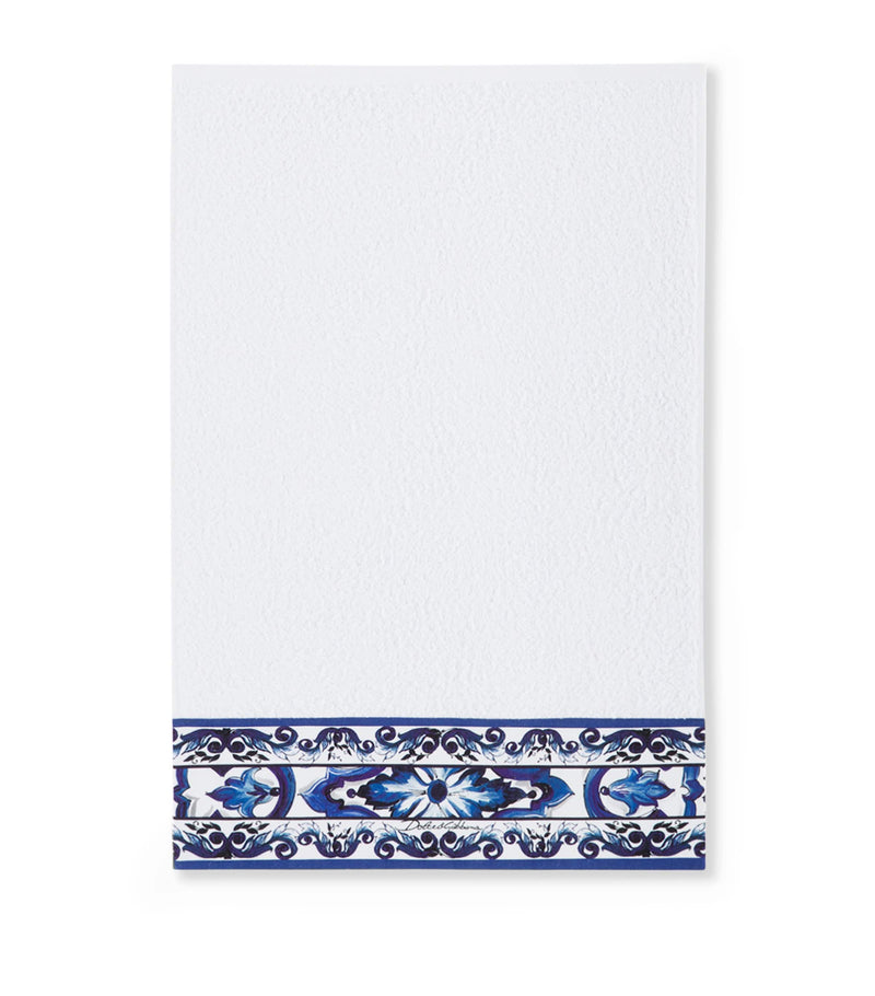 Dolce&Gabbana Majolica print bath towel set of 5 - British product