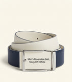 Burberry reversible belt with leather and check pattern (British brand)