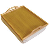 Wooden Lap Tray with Cushion Wooden GOODS Superdrug