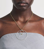 Spinelli Kilcollin Echo hoop earrings sterling silver gold, imported from the UK