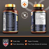 Nutravita turmeric ashwagandha KSM-66 180 capsules, UK version