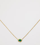 Monica Vinader gold vermeil onyx necklace - British product
