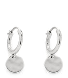 Monica Vinader mini disc huggie earrings sterling silver - British product