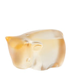 Lalique crystal ox ornament 10cm, UK version