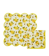 Harrods Climbing Rose Print Placemat and Napkin Set- Buy online at McGrocer