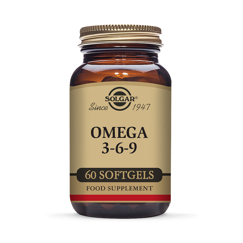 Solgar Omega 3-6-9 Fish Flax Borage 60 Softgels (British brand)