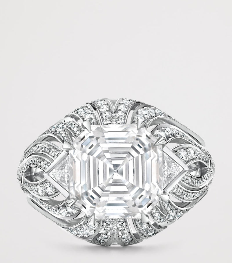 Boodles platinum diamond Victoria Falls ring - British product