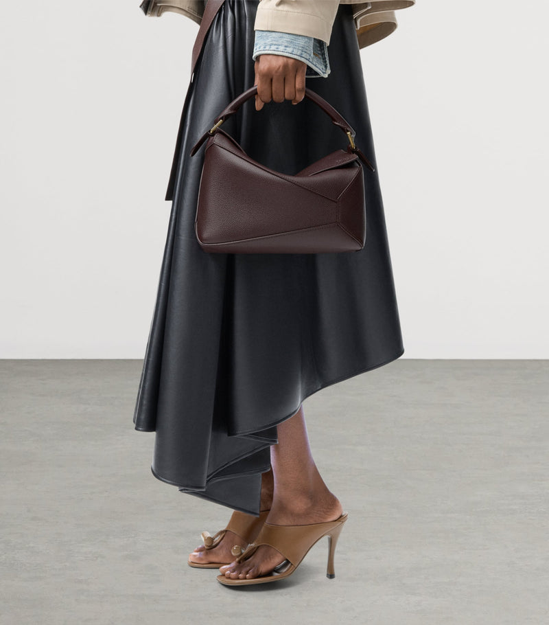 LOEWE small leather Puzzle Edge top-handle bag (British brand)
