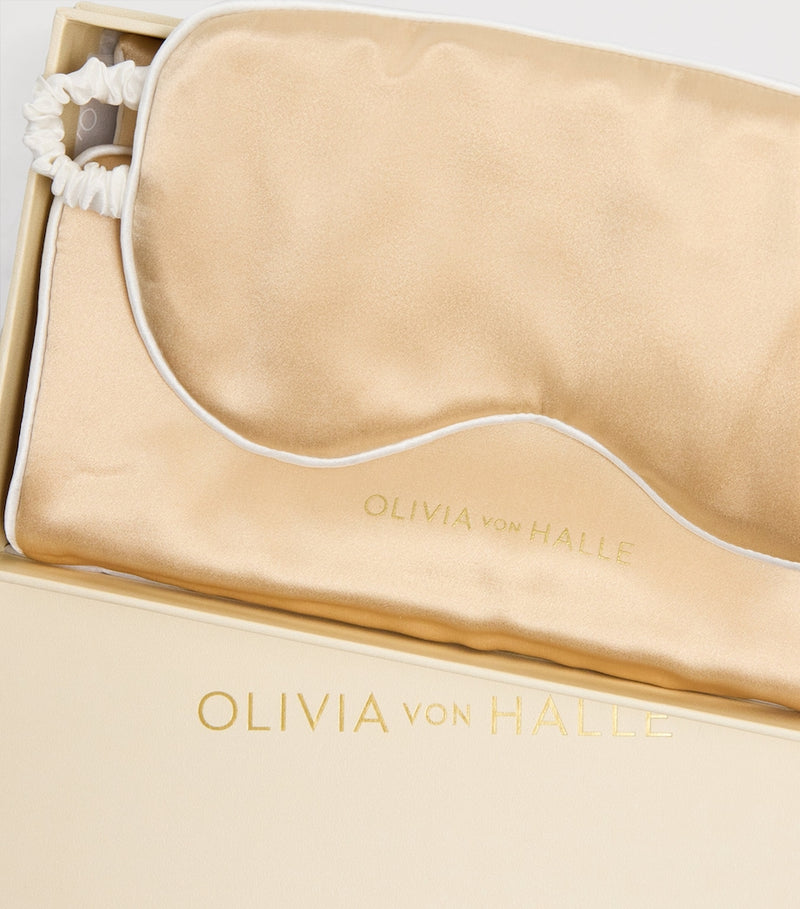 Olivia von Halle silk Audrey eye mask (British brand)