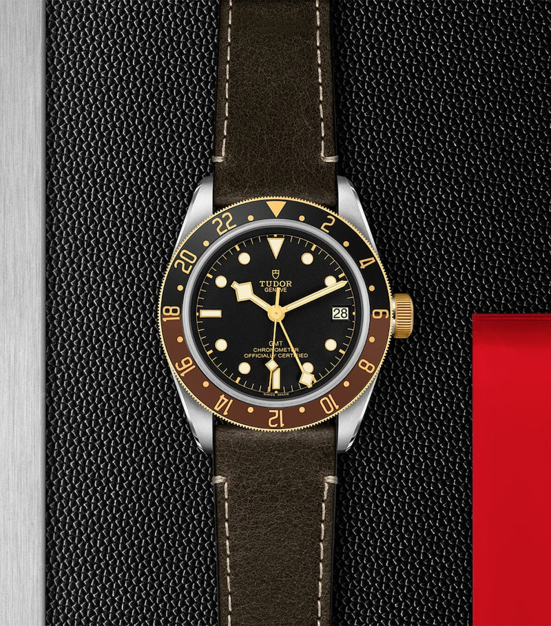 TUDOR Black Bay GMT stainless steel and yellow gold watch 41mm - British product