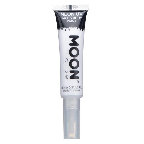 Moon Glow UV face paint white, imported from the UK