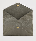 Saint Laurent Cassandre envelope pouch in nubuck leather (British brand)