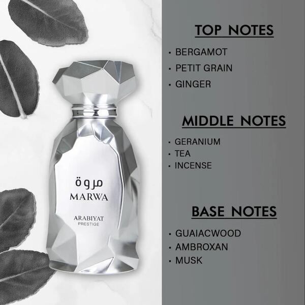 Arabiyat Prestige Marwa eau de parfum 100ml for men - British product