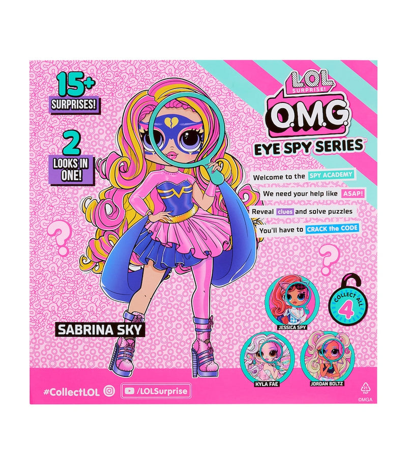 L.O.L. Surprise LOL OMG Eye Spy Superhero doll, UK version