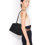 Alaïa Le Bouledogue nubuck leather shoulder bag, imported from the UK