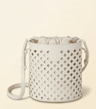 Mulberry perforated leather bucket bag, imported from the UK