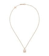 Harrods Chopard Rose Gold and Diamond Happy Diamonds Icons Necklace 42cm- Buy online at McGrocer