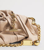 Chloé Leather Plissé shoulder bag - British product