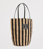 Valentino Garavani straw raffia bucket bag - British product