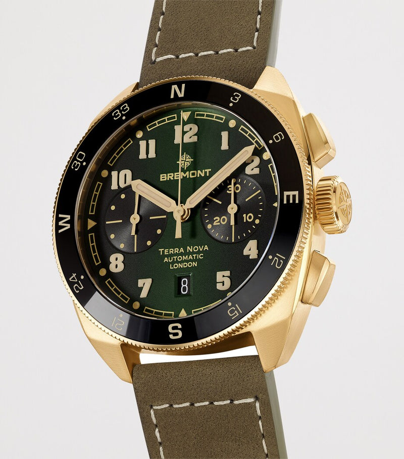 Bremont Bronze Terra Nova Chronograph watch 42.5mm (British brand)