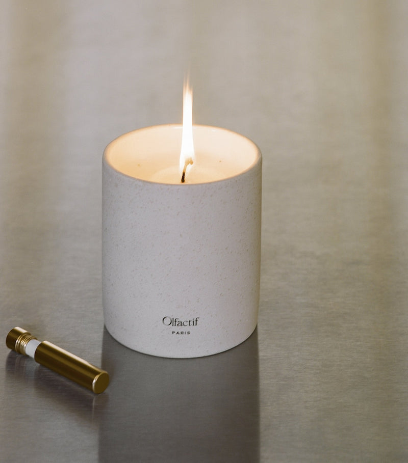 Olfactif Aquarius Orange Blossom candle 240g, imported from the UK