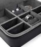 Buben & Zorweg leather Roma jewellery case 6.5cm x 16cm x 12cm - British product