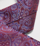 Eton paisley silk tie 8cm - British product