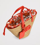 Dolce&Gabbana kids straw logo tote bag (British brand)