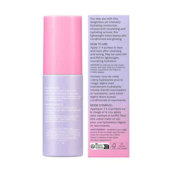 DNR Glossmetics Dewly Hydrated Facial Moisturizer 45ml - British product